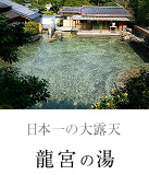 日本一の大露天　龍宮の湯
